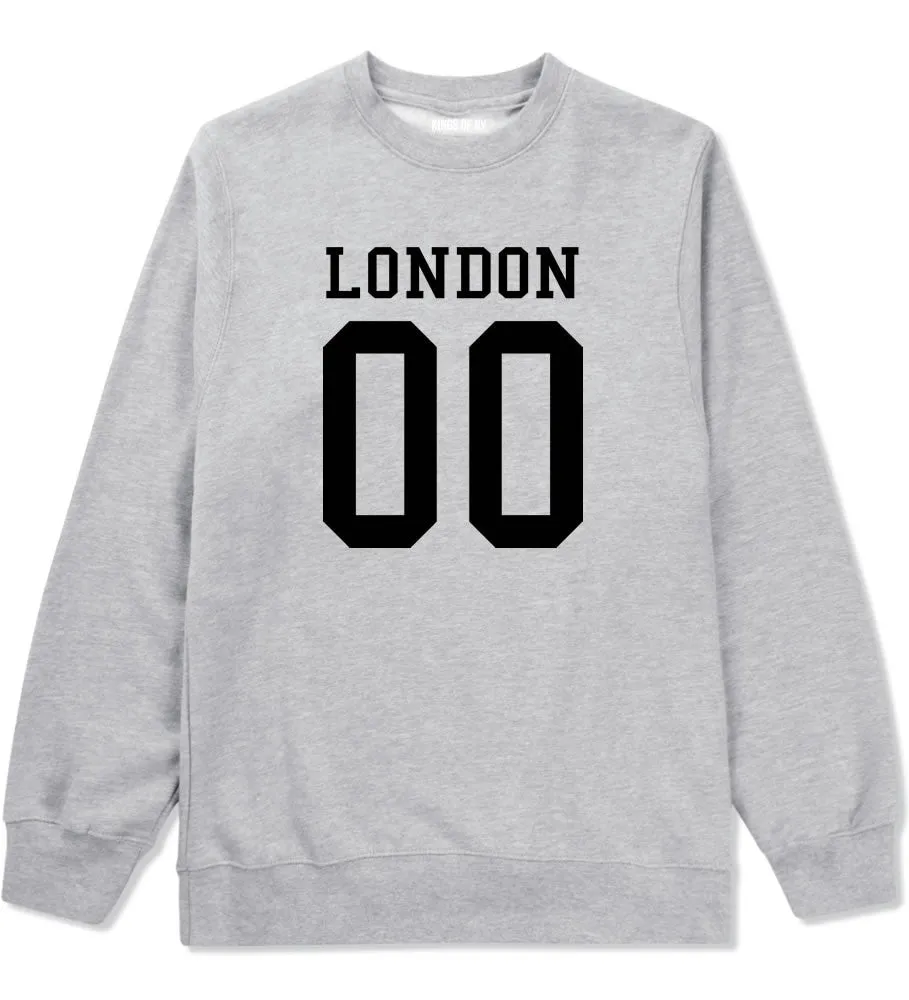 London Team 00 Jersey Boys Kids Crewneck Sweatshirt