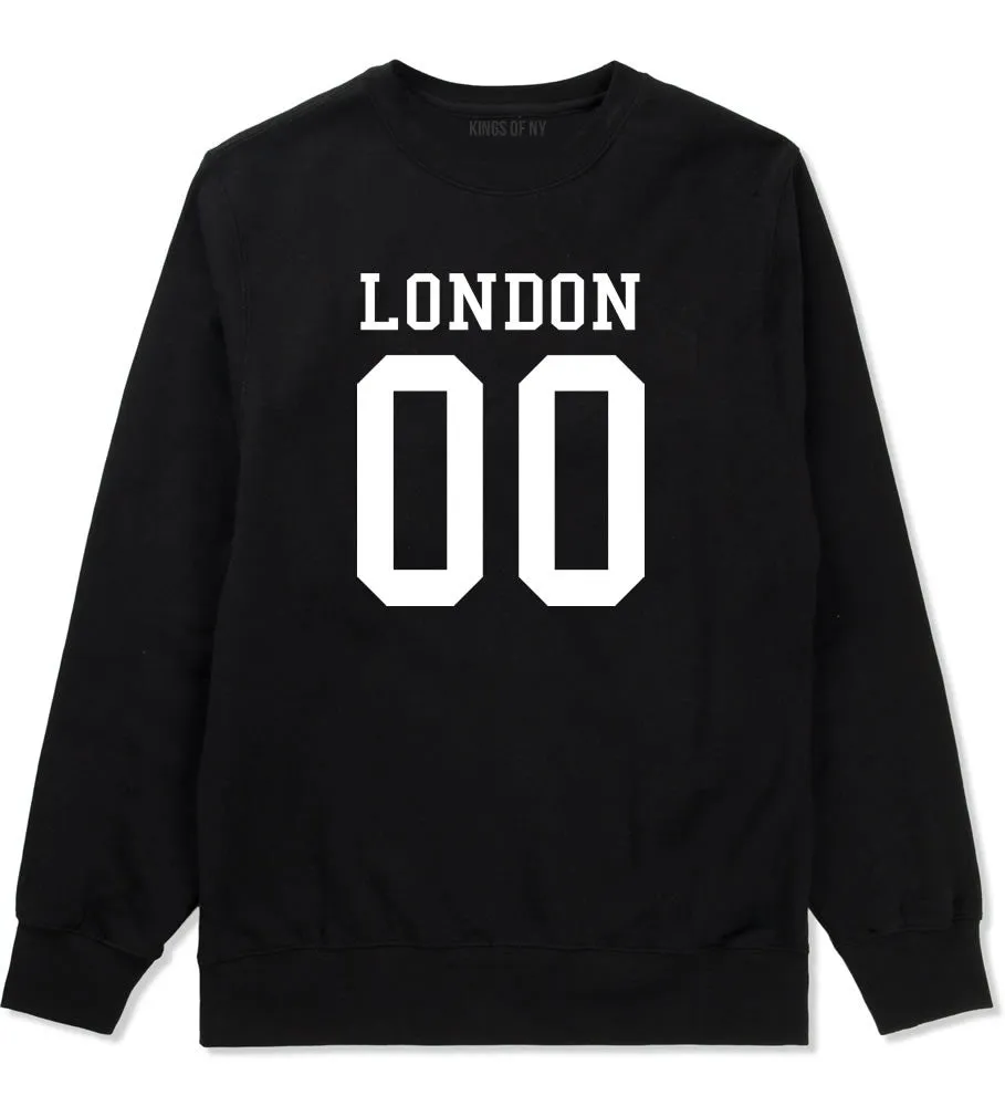 London Team 00 Jersey Boys Kids Crewneck Sweatshirt