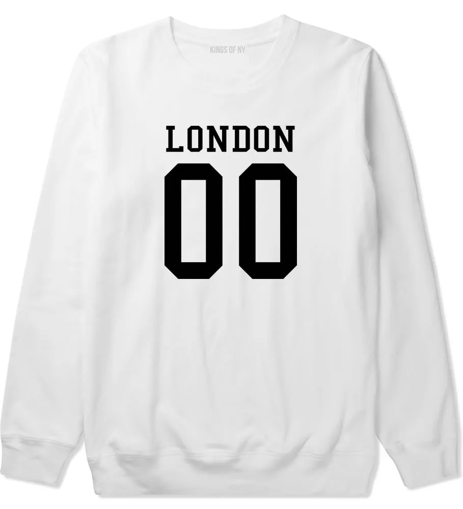 London Team 00 Jersey Boys Kids Crewneck Sweatshirt