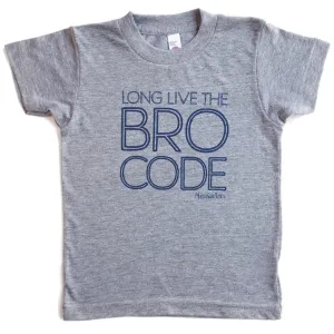 LONG LIVE THE BRO CODE KIDS T-SHIRT