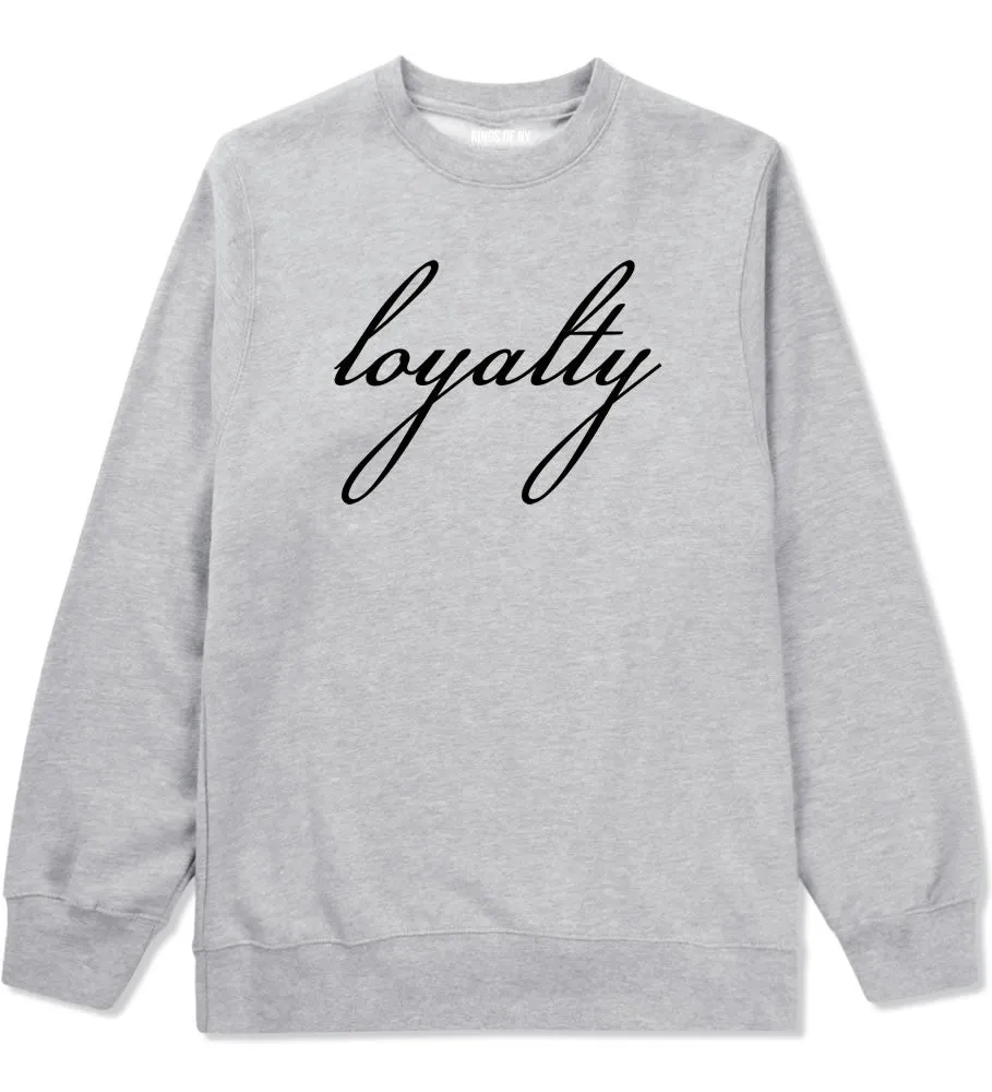 Loyalty Script Boys Kids Crewneck Sweatshirt