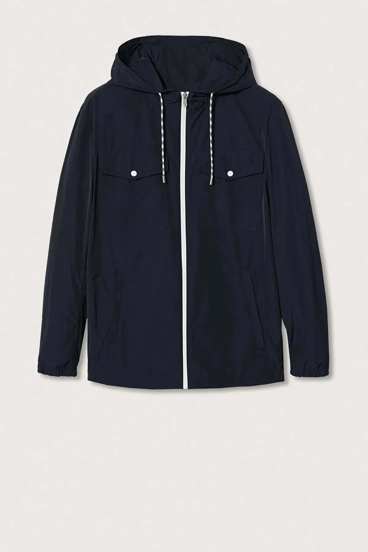 Mango Men's Navy Blue Jacket