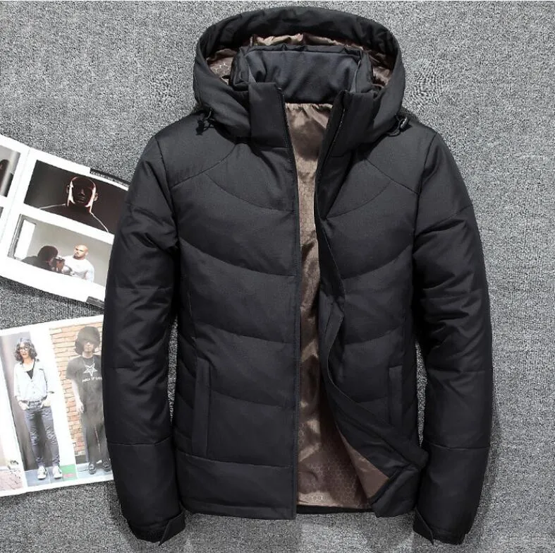 New Winter Jacket Men Warm Cotton Parka Men Casual