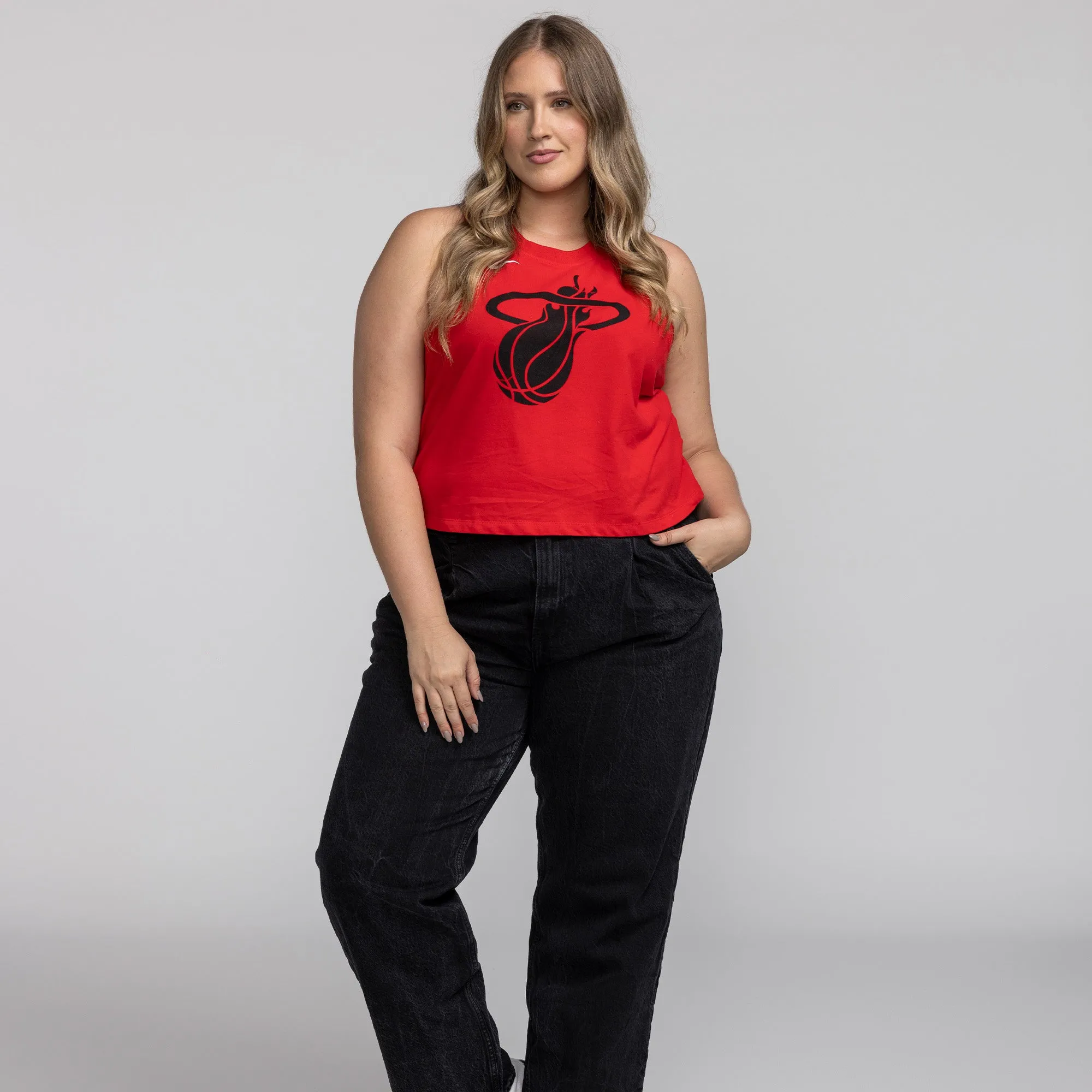 Nike HEAT Culture: Blood Red Women's Crop Tank