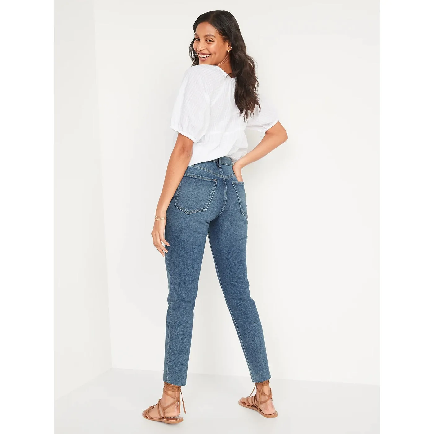 ON Straight Mom High Jeans