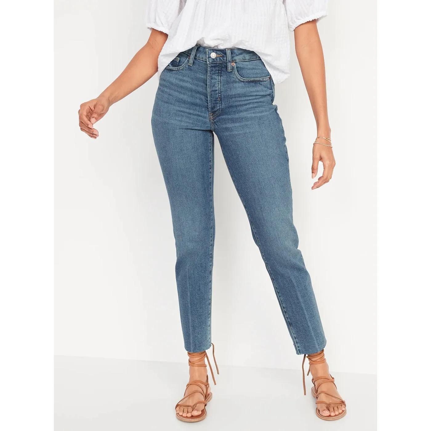 ON Straight Mom High Jeans