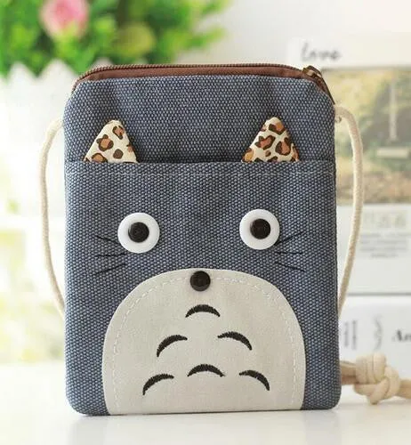 PECKHAMRYE 2017 children purse wallets boys Anime bag Totoro bags mini kids boys bag Children's gifts Cartoon Cute coin purse