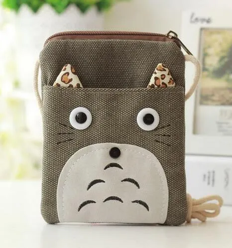 PECKHAMRYE 2017 children purse wallets boys Anime bag Totoro bags mini kids boys bag Children's gifts Cartoon Cute coin purse