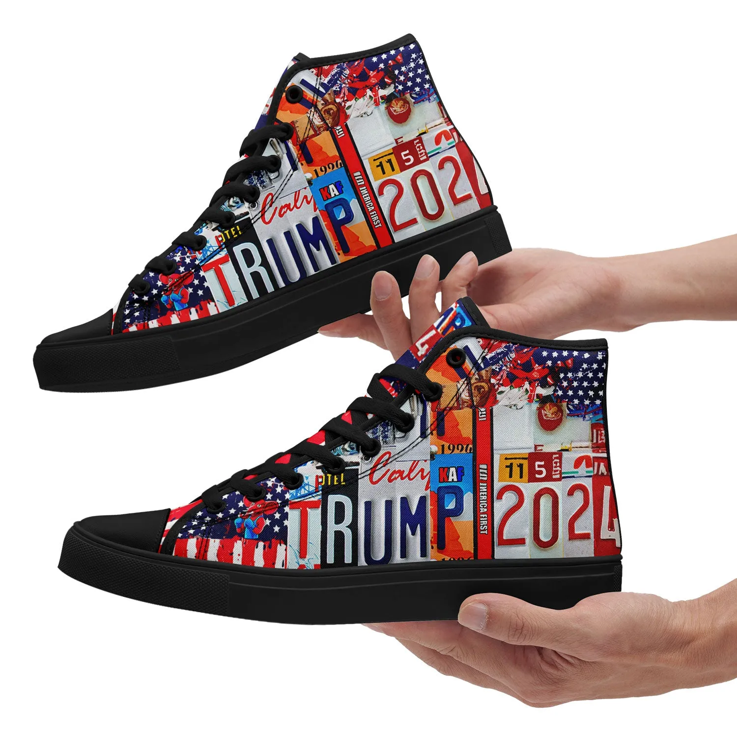 Personalized Trump High Top Sneakers, Custom Comfort shoes, Unisex Shoes,FN024-24020042