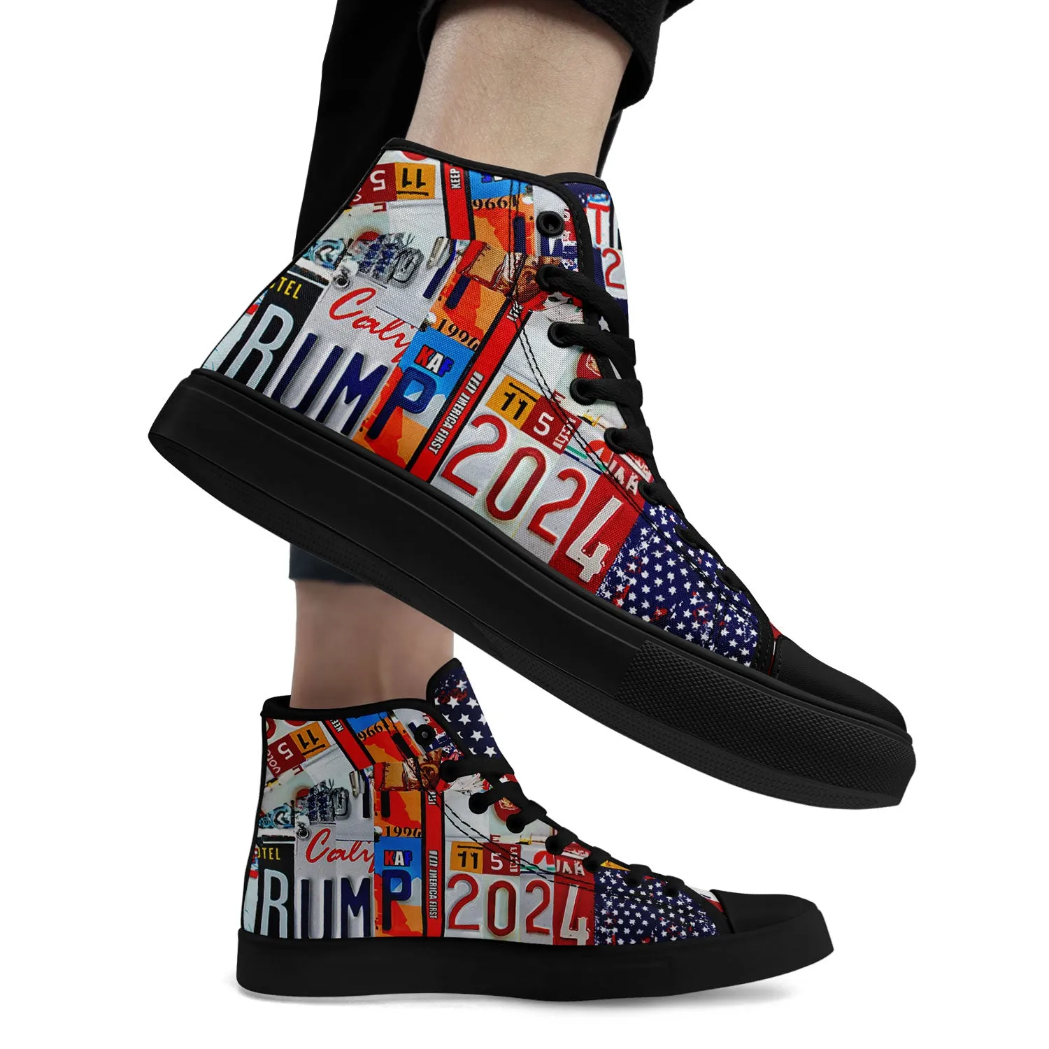 Personalized Trump High Top Sneakers, Custom Comfort shoes, Unisex Shoes,FN024-24020042