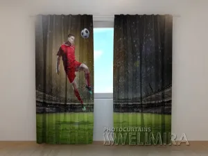 Photo Curtain Footballer