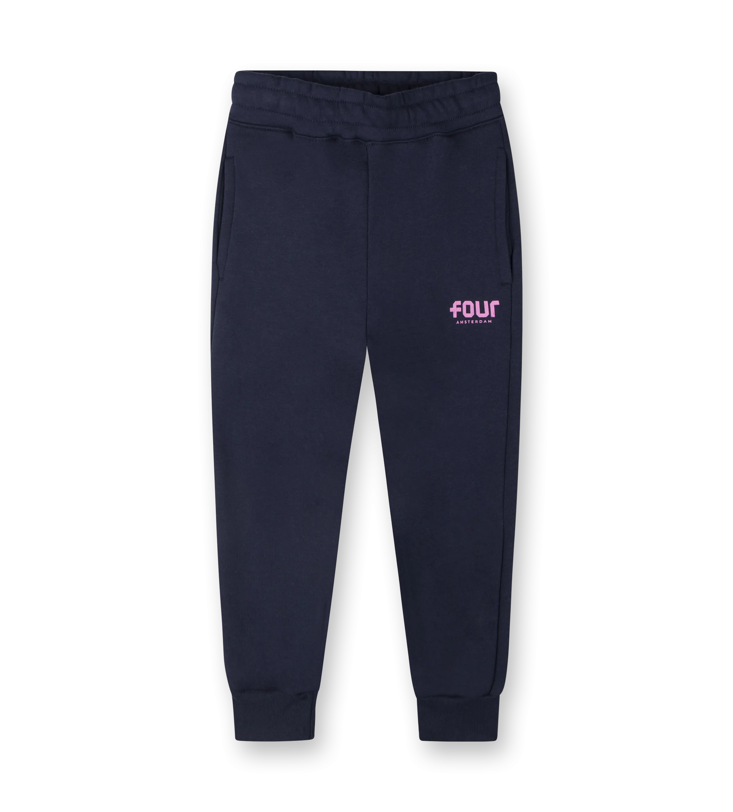 Pink Logo Sweatpants Marine Blue