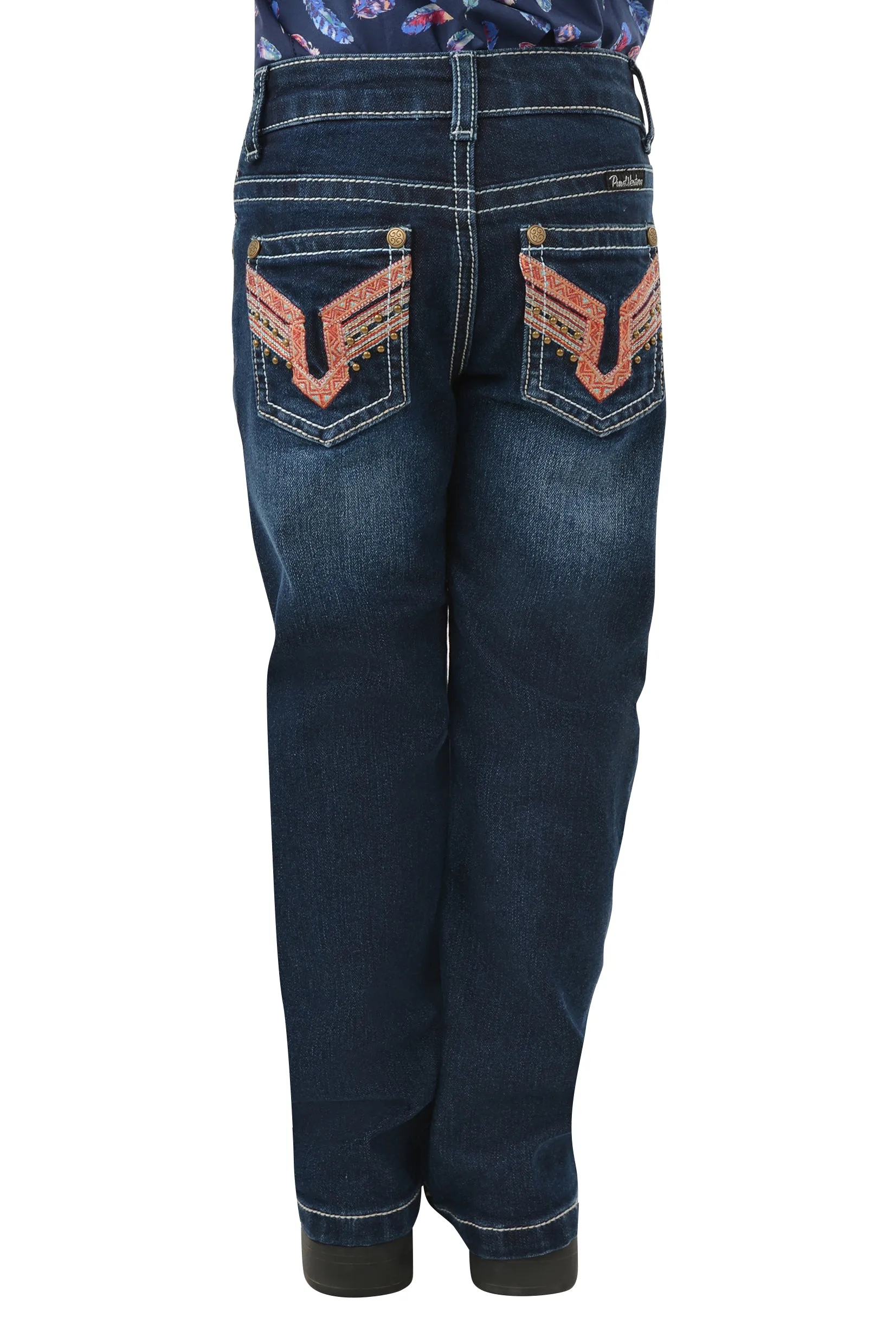 Pure Western Girls Aztec Boot Cut Jean - PCP5211726