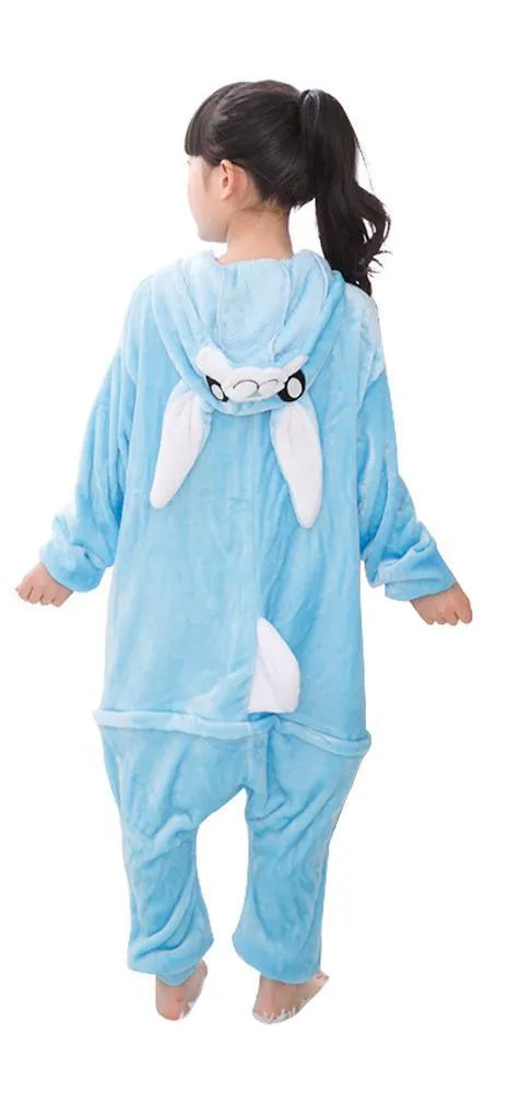 Rabbit Hooded Kigurumi Onesies Pajamas Easter Costume For Kids