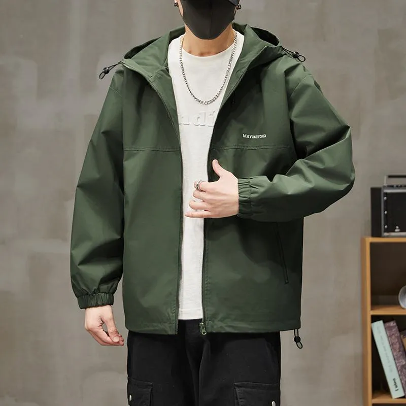 Raincoat Hooded Full Zip Windbreaker