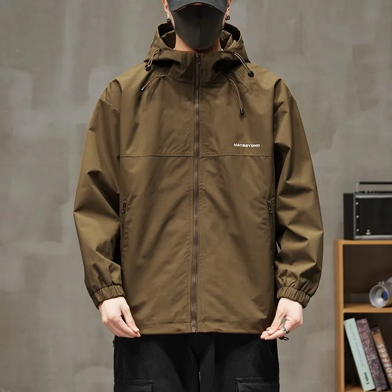 Raincoat Hooded Full Zip Windbreaker