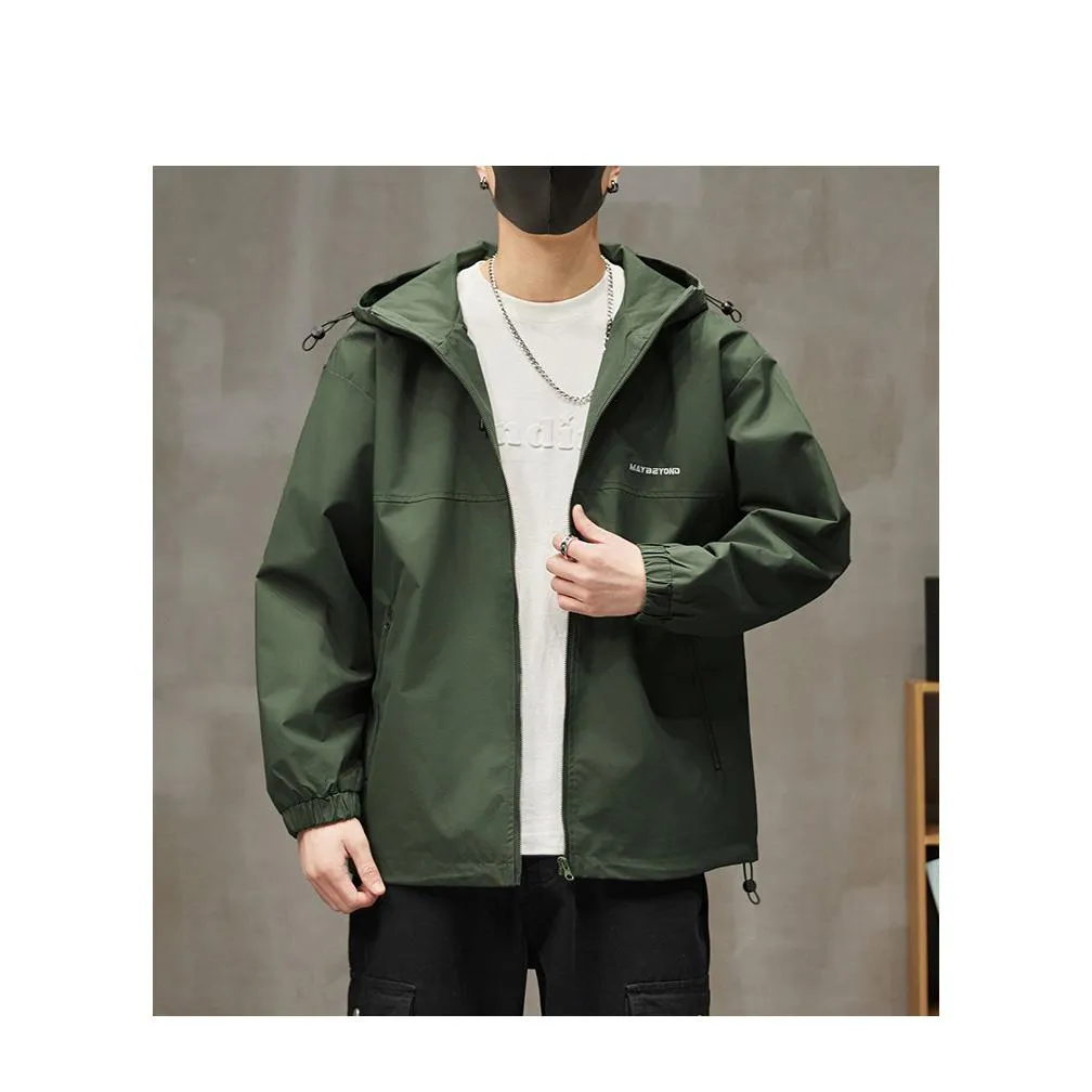 Raincoat Hooded Full Zip Windbreaker