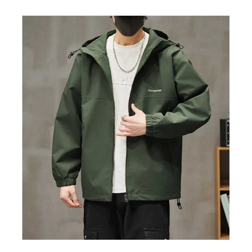 Raincoat Hooded Full Zip Windbreaker