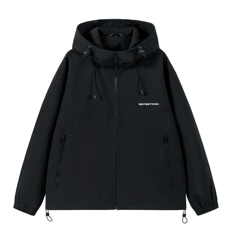 Raincoat Hooded Full Zip Windbreaker