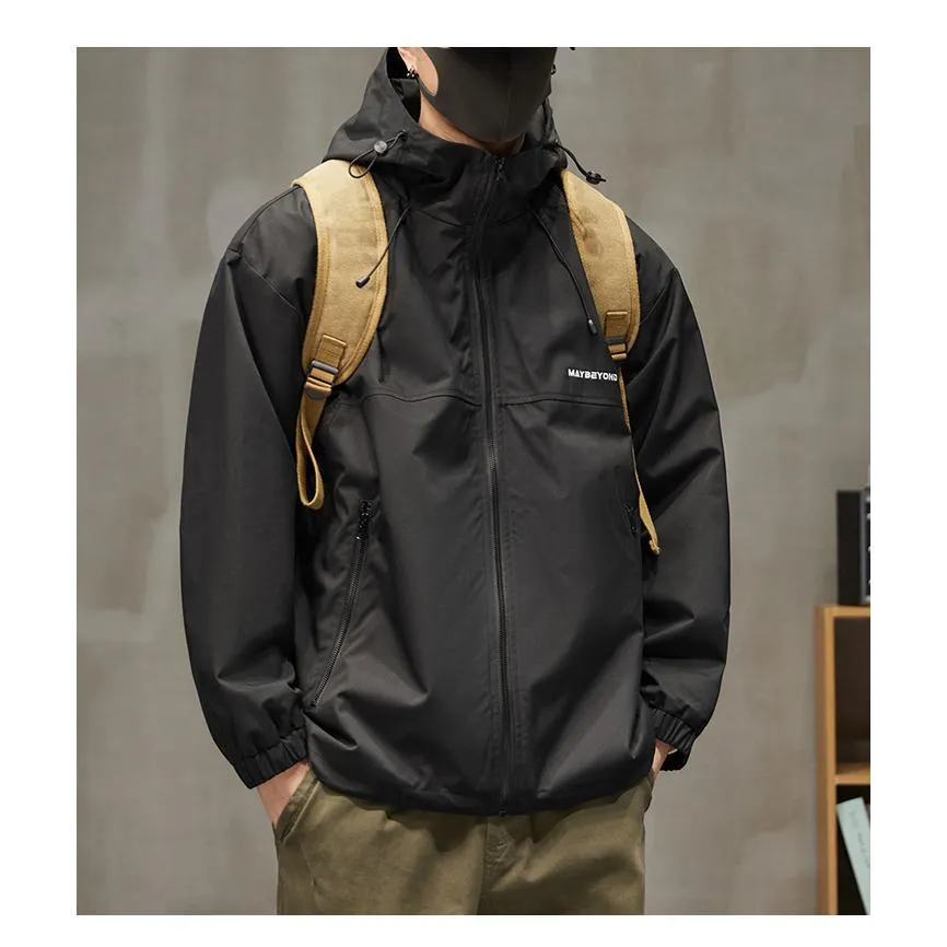 Raincoat Hooded Full Zip Windbreaker