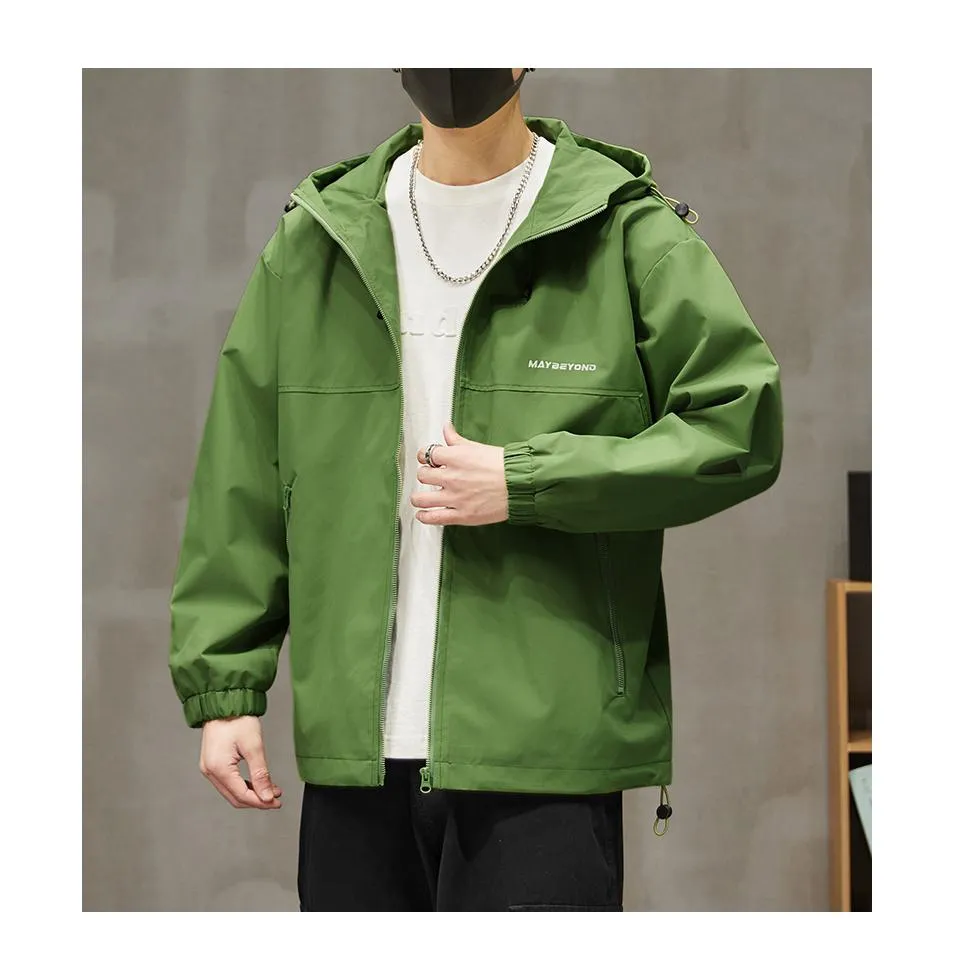 Raincoat Hooded Full Zip Windbreaker