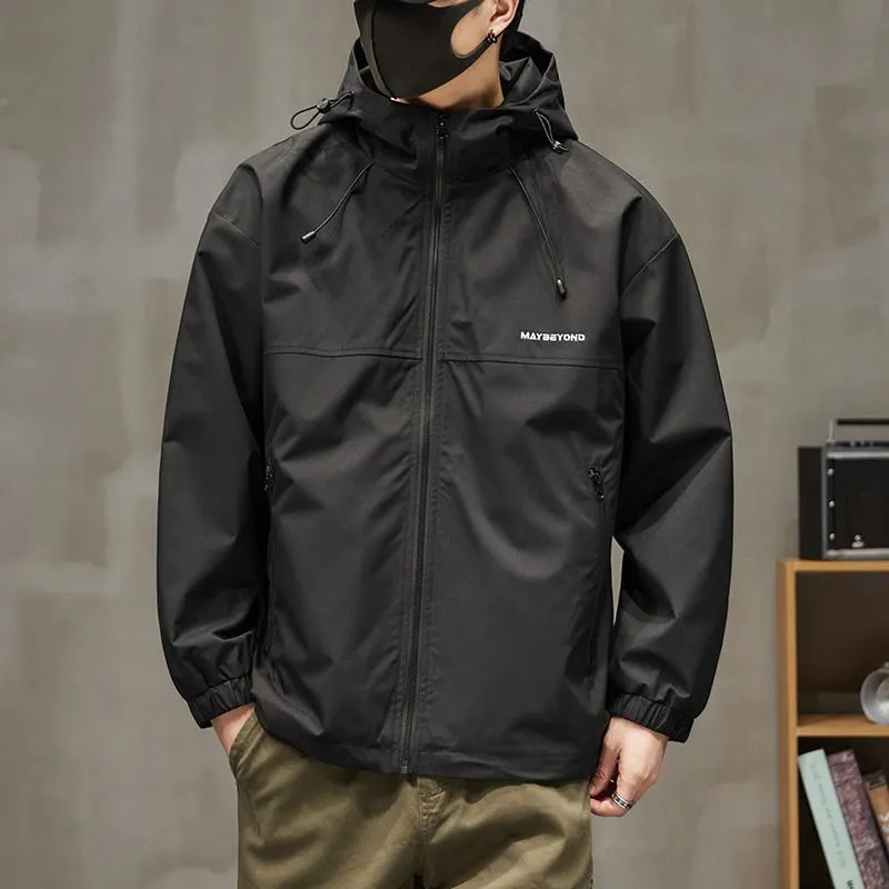 Raincoat Hooded Full Zip Windbreaker