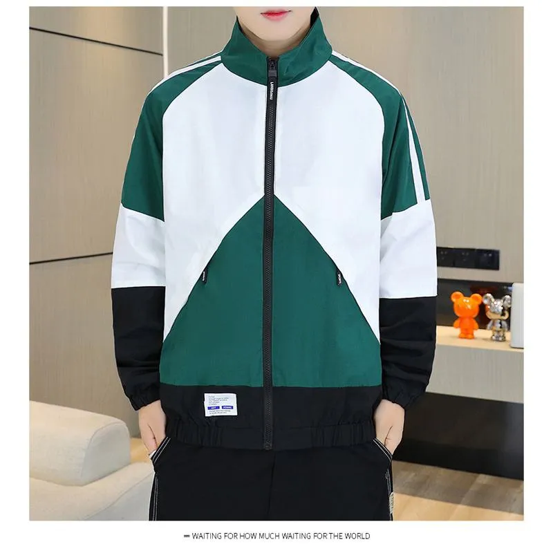 Sports Stand-Up Collar Casual Track Jacket