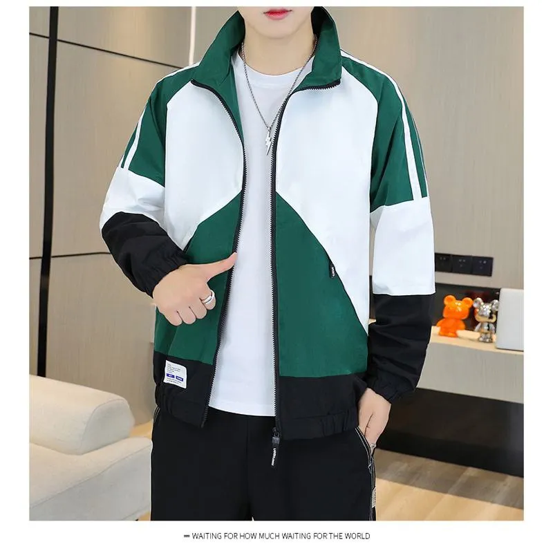 Sports Stand-Up Collar Casual Track Jacket