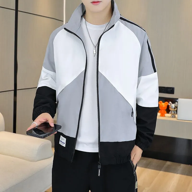 Sports Stand-Up Collar Casual Track Jacket