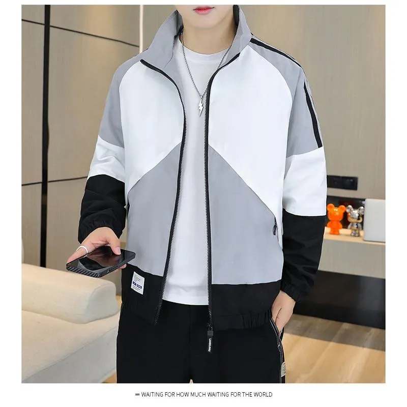 Sports Stand-Up Collar Casual Track Jacket