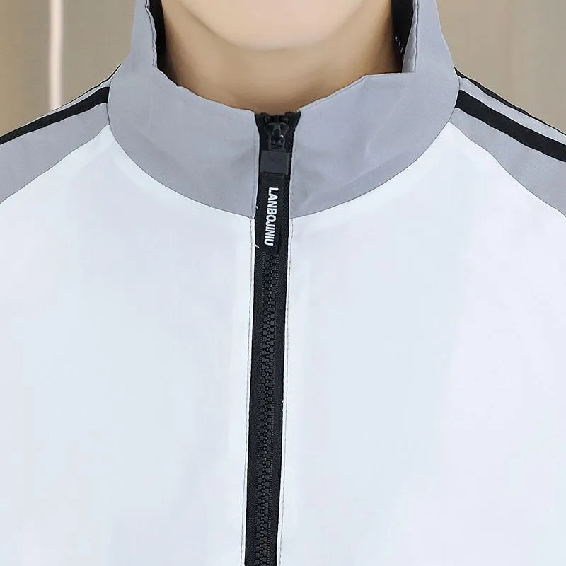 Sports Stand-Up Collar Casual Track Jacket