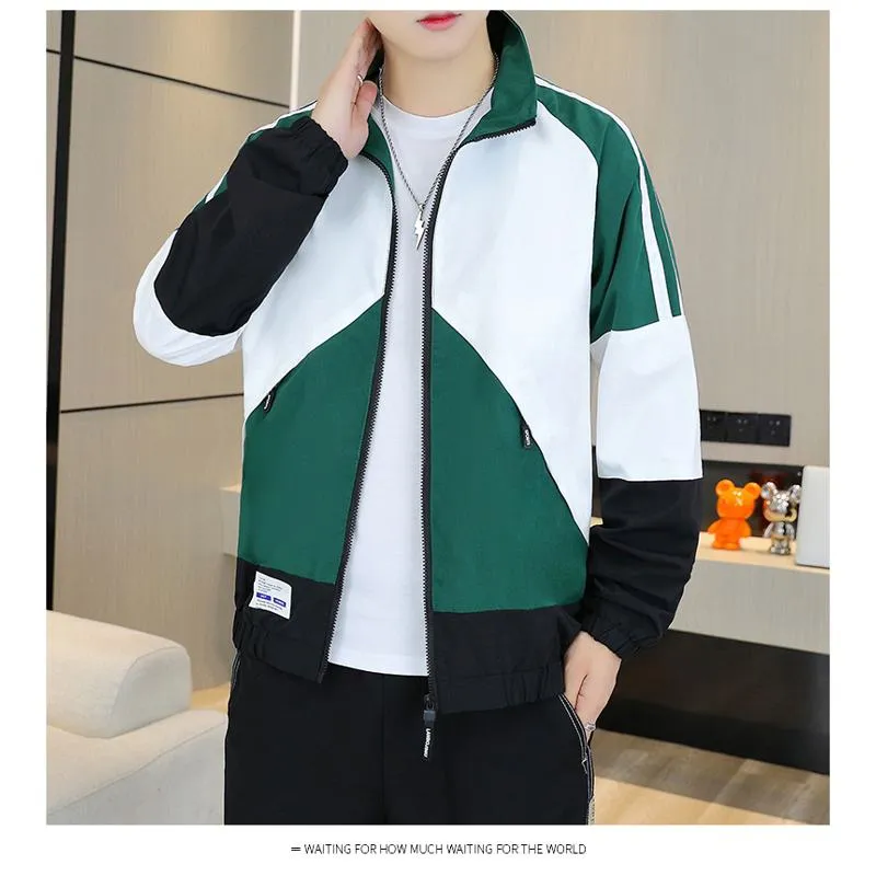 Sports Stand-Up Collar Casual Track Jacket