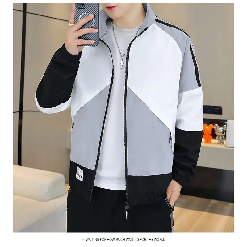 Sports Stand-Up Collar Casual Track Jacket