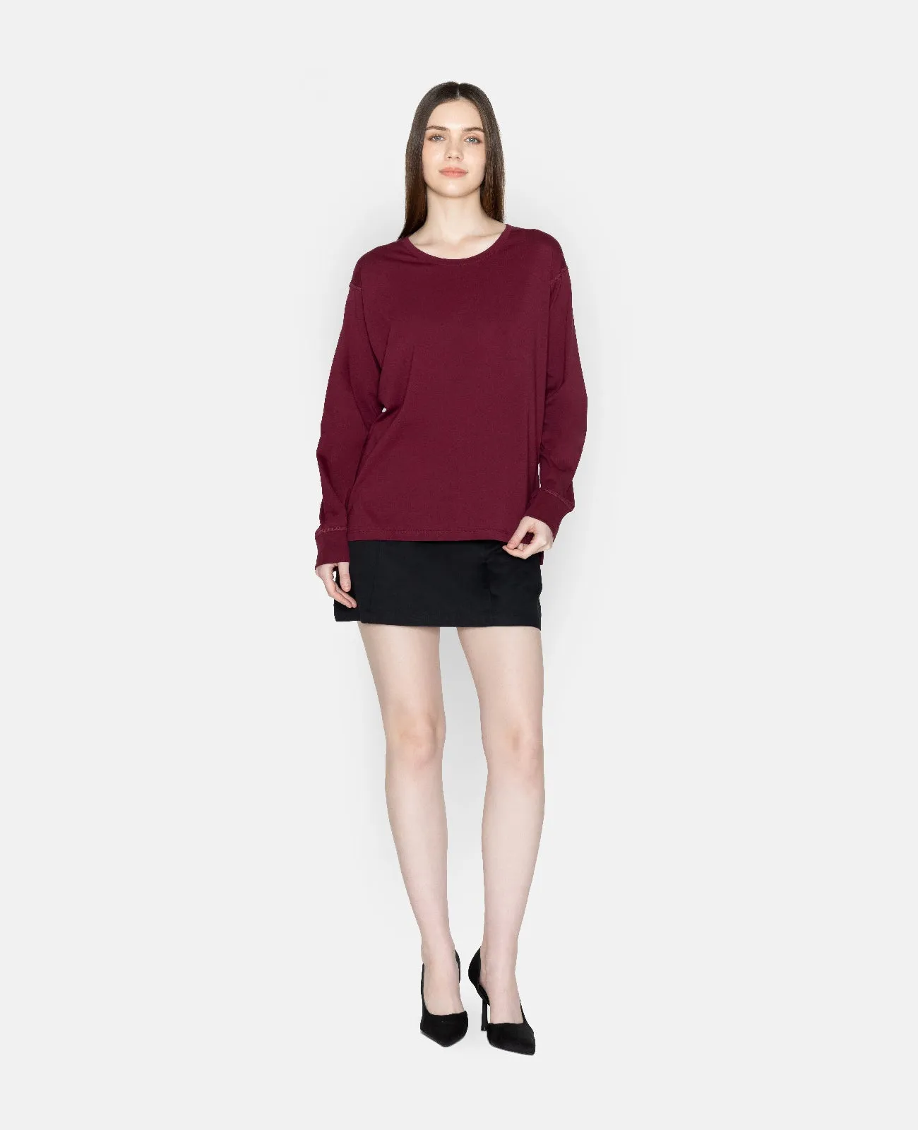 Supima Oversized Long Sleeve Tee