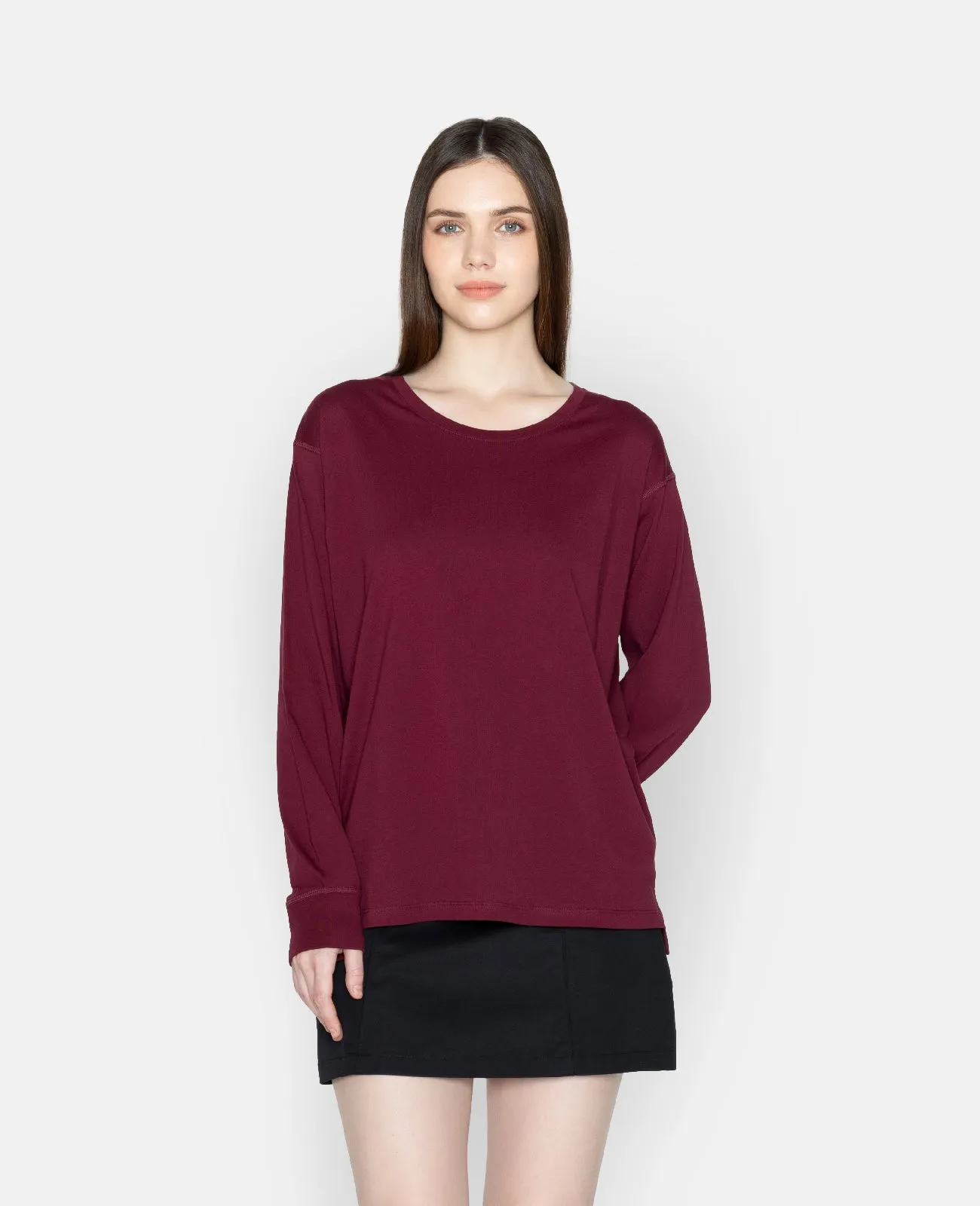 Supima Oversized Long Sleeve Tee