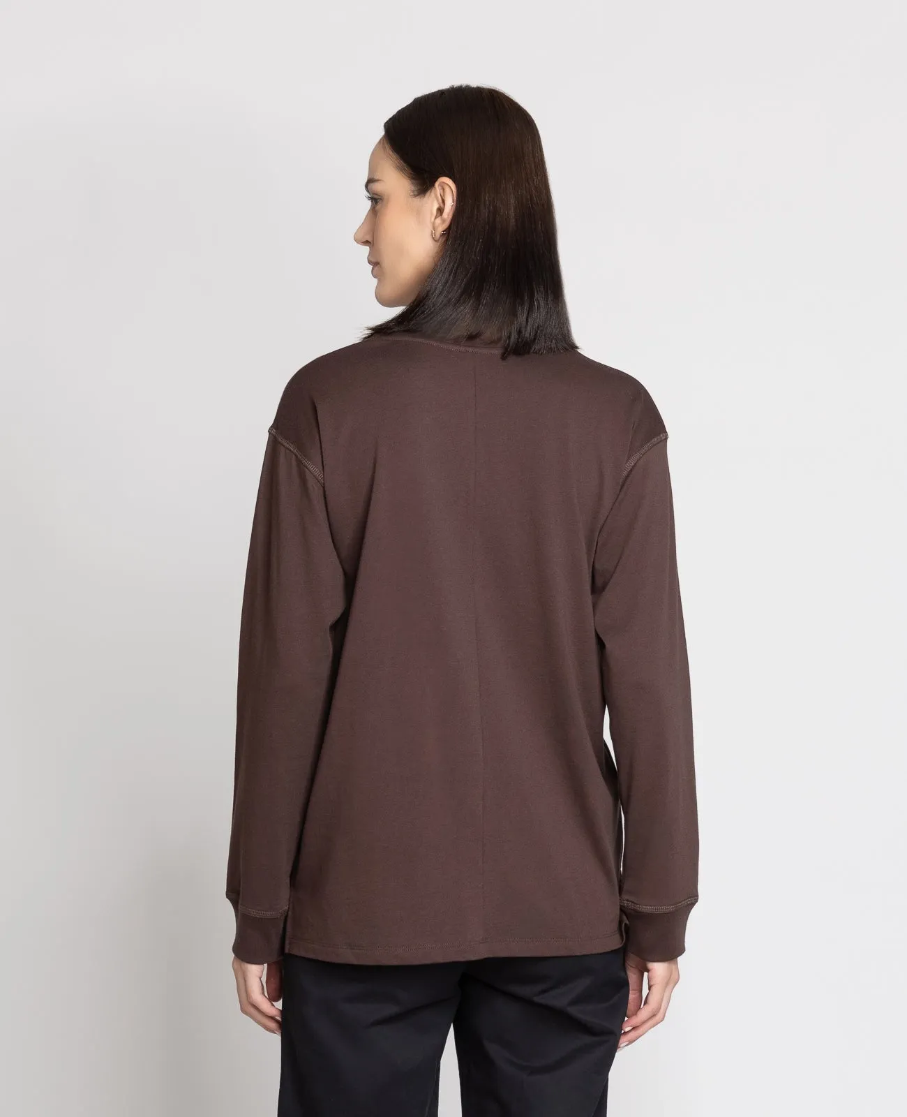 Supima Oversized Long Sleeve Tee