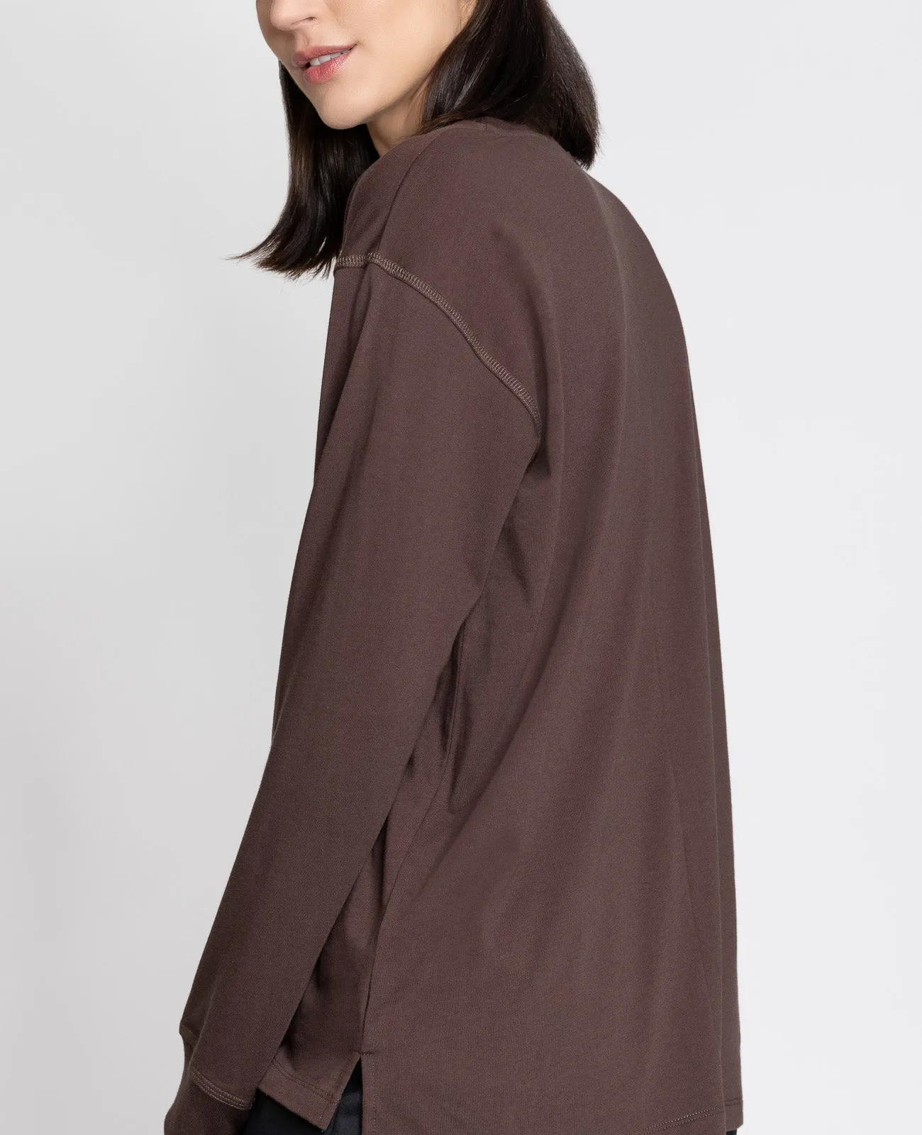 Supima Oversized Long Sleeve Tee