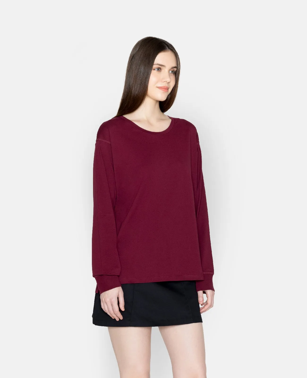 Supima Oversized Long Sleeve Tee