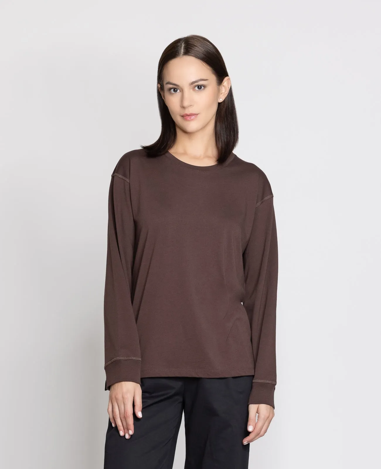 Supima Oversized Long Sleeve Tee