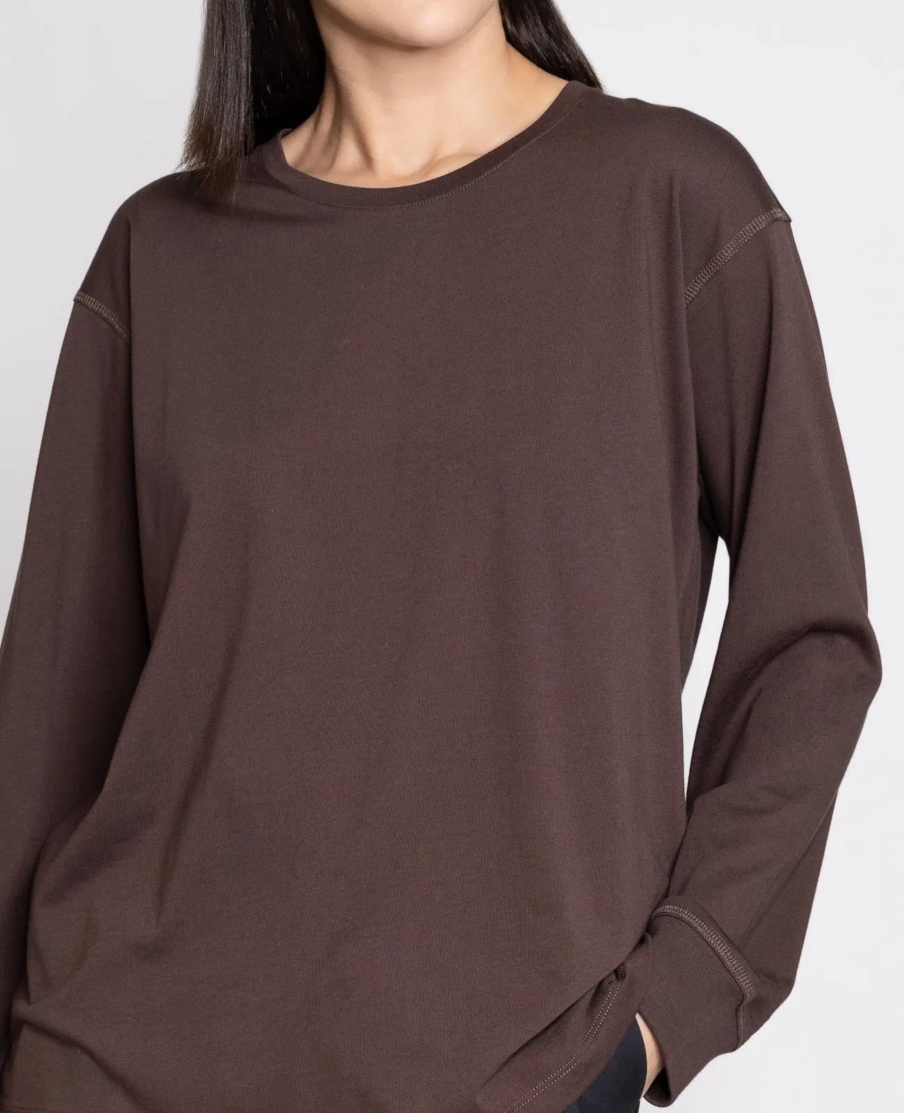 Supima Oversized Long Sleeve Tee