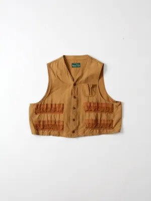 vintage 50s Western Field Montgomery Ward hunting vest