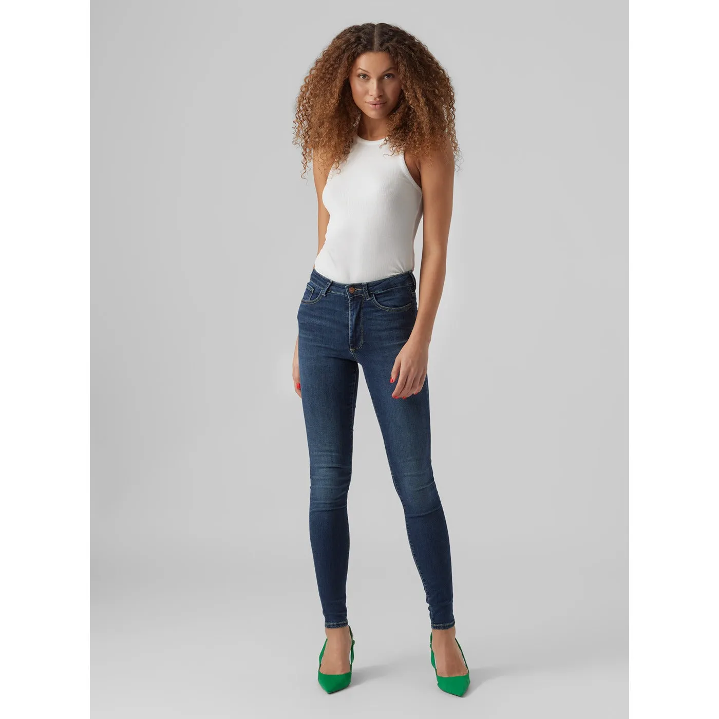 VM Skinny High Rise Blue Jeans